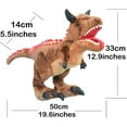 thumbnail image 2 of Realistic Carnotaurus Dinosaur Stuffed Animal Plush Toy, Lifelike Dinosau Animal Plushies, Simulation Animals Doll, 2 of 7