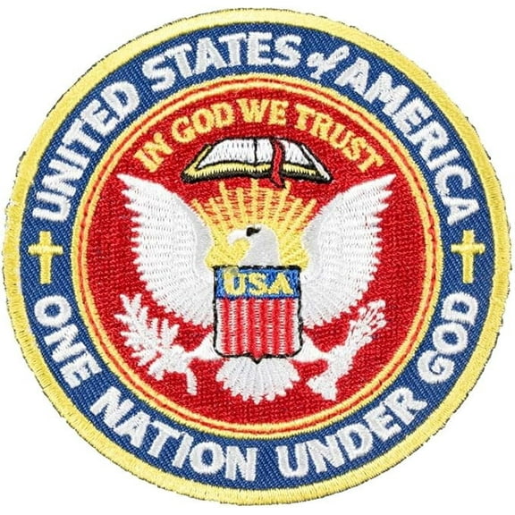 U.S. Seal One Nation Under God Patch, Patriotic Patches