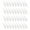 White, variant on Recurve Bow Hunting Feather Fletching 1.75 Shape Right Wing Green
