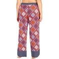 thumbnail image 2 of Layla Womens Printed Drawstring Tassle Plus-Size Lounge Pants Size 3X, 2 of 2