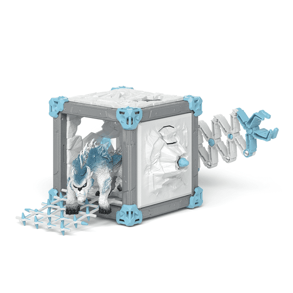 Schleich Eldrador Creatures - 48 PC BattleCave Snow Slashe Playset - Kids Ages 7  | 42733