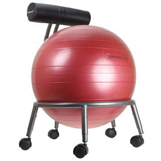 Isokinetics Inc Brand Adjule Fitness Ball Chair Silver Flake Metal Frame Exclusive 60mm 2 5 Wheels Multiple Color Choices