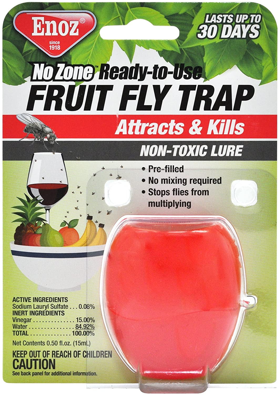 Enoz ReadytoUse Fruit Fly Trap Single Use (1)