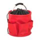 thumbnail image 4 of Cesta plegable con asa, bolsa para herramientas de jardín, cesta organizadora para picnic con cordón para jardinería, senderismo, parques temáticos y Rojo, 4 of 8