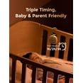 thumbnail image 6 of Momcozy Portable Sound Machine with Night Light, White Noise Sound Machine for Baby, 20 Soothing Sounds, Timer, Clips on Stroller, Baby Shower Gifts, 6 of 8