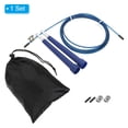 thumbnail image 3 of Unique Bargains Speed Jump Rope Adjustable Speed Skipping Rope with Storage Bag and Spare Parts Blue, 3 of 6