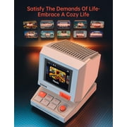 Divoom MiniToo Retro PC-Style Computer Speaker, Smart Pixel Screen with DIY Faces, Bluetooth & USB Audio, Alarm/White Noise Clock, Desk Setup Gift for Bedroom, Office & Gaming