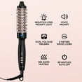 thumbnail image 4 of Terviiix 1.25" Thermal Brush, Ceramic Tourmaline Ionic Hair Curling Wand, 4 of 6