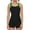 A-Light Green797, variant on XIAONU Womens Side Floral Print Swimsuit Sleeveless Crew Bikini Top Smooth Tropical Pool Swimsuits