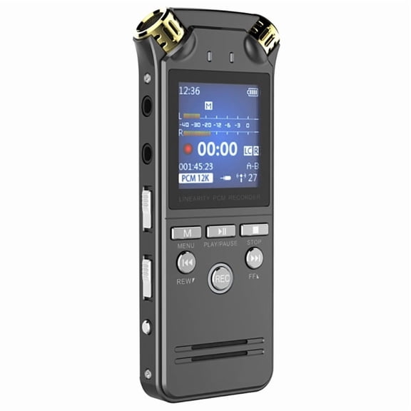 Shmci D50 Professional Mini High Quality PCM Audio Dictaphone 1536Kbps Dual Microphones Digital Voice-Activated USB Recorder Pen-64GB