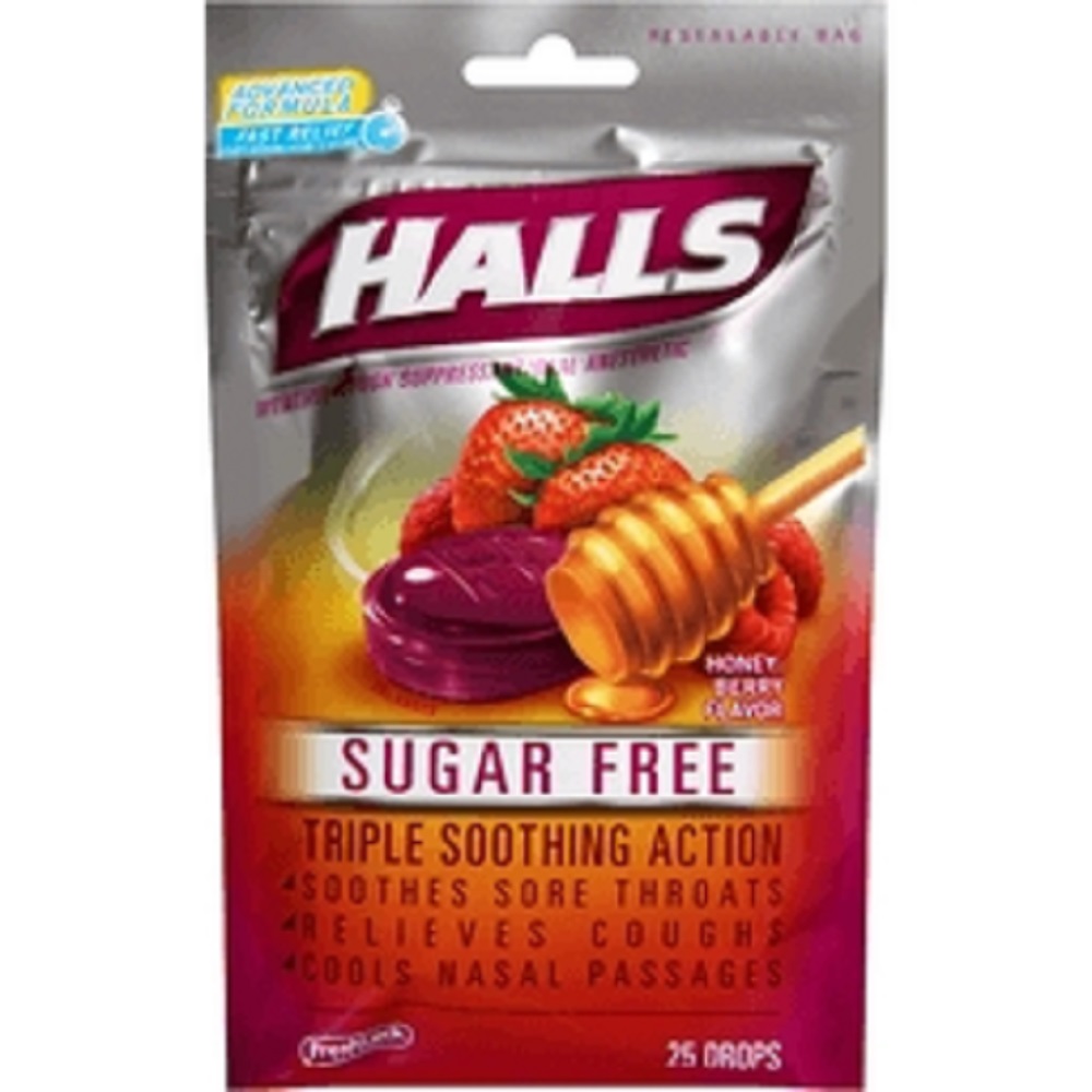 Halls® SugarFree Cough Relief 2.5 mg Strength Lozenge 25 per