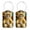 Multi4, variant on RATGON 2 Pack Luggage tag PU Leather with Stainless Steel Loop a Dog with a Wreath Travel Trip