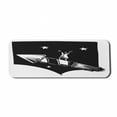 thumbnail image 1 of Adventure Computer Mouse Pad, Fireworks Ride Stars Sky Monochrome Woodcut Style Illustration Print, Rectangle Non-Slip Rubber Mousepad Large, 31" x 12", Charcoal Grey and White, by Ambesonne, 1 of 2