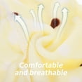 thumbnail image 2 of OULII 2Pcs Comfortable Sleep Hat for Women Flannel Material Household Use, 2 of 8
