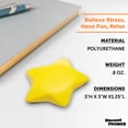 thumbnail image 4 of Star Stress Balls Set of 10, Bulk Pack - Anxiety Stress Relief, Perfect for Your Desk, Office or Home - Yellow, 4 of 5