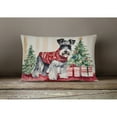 thumbnail image 4 of Carolines Treasures DAC1374PW1216 16 x 12 in. Unisex Schnauzer Christmas Fabric Decorative Pillow, 4 of 4