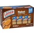 Lance Sandwich Cookies, Nekot Peanut Butter, 20 Individually Wrapped