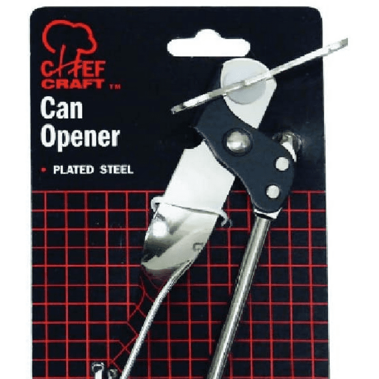 Chef Craft Select Butterfly Can Opener, 4 inches, Nickle Plated