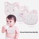thumbnail image 2 of 3 unids/set de Baberos de algodón tejidos para bebé, babero para alimentar, bufanda suave para niños recién nacidos, estrella y Luna, 2 of 9