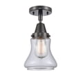 thumbnail image 1 of Innovations Lighting - Bellmont - 1 Light Flush Mount  Matte Black Finish with, 1 of 1