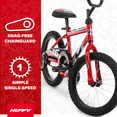 thumbnail image 6 of Huffy 16" Rock It Kids' Bike, Fits Riders 42" - 48", Red, Youth, Boys, 6 of 14