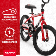 Huffy 16 Rock It Kids Bike, Fits Riders 42 - 48, Red, Youth, Boys