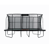 Jumpking Pro-Series Rectangle Trampoline 10’ x 16’ - No Other Trampoline Can Compete (Black/Orange)