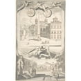 thumbnail image 3 of Jan Goeree 11x14 Black Modern Framed Museum Art Print Titled - A View of the Obelisk and Saint John in Lateran (Above) and a View of an Egyptian Site (Below) (Before 1704), 3 of 5