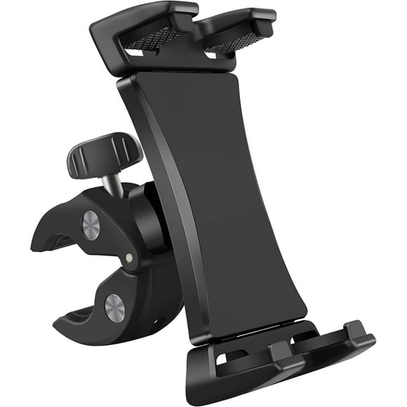 Bike Tablet Mount Holder Handlebar Clamp Stand for Gym Treadmill Spinning Bike Elliptical, Compatible with iPad Pro