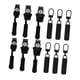 thumbnail image 4 of Kit de reparación de cremalleras de 12 piezas, tiradores de cremallera de repuesto, piezas de equipaje universales extraíbles para botas, pantalones,, 4 of 9