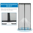 thumbnail image 3 of 36 in. x 96 in. Black Velcro Fiberglass Magnetic Screen Doors with Super Strong Encryption Magnets, 3 of 6