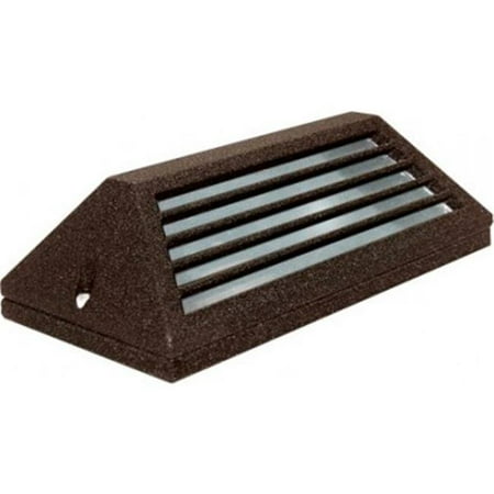 

Dabmar Lighting LV-LED608-BZ 2.5W & 12V JC-LED 18 LEDs Hooded or Louvered Step Light - Bronze
