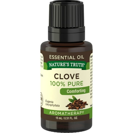 Clove Aromatherapy - Nature's Truth Aromatherapy Clove Essential Oil Blend, 0.51 Fl Oz