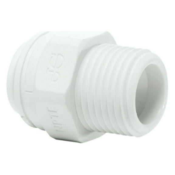 John Guest Male Connector 3/8" Tube x 3/8 NPTF 10 Pack