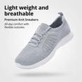 thumbnail image 6 of LANCROP Women Slip On Flat Shoes Athletic Sneakers Walking Shoes Casual Tennis Sneaker, 6 of 10