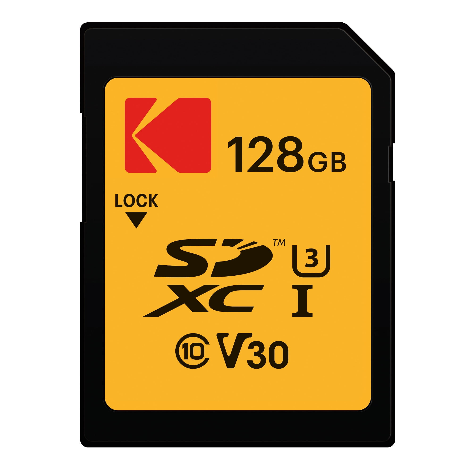 Kodak SDXC 128GB UHSI U3 V30 Ultra Memory Card