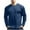 Dark Blue, variant on Men's Long Sleeve Thermal Tops Waffle Crew Neck Shirt Fashion Fall Casual Loose Solid Color Basic Tshirt for Men (Black L)