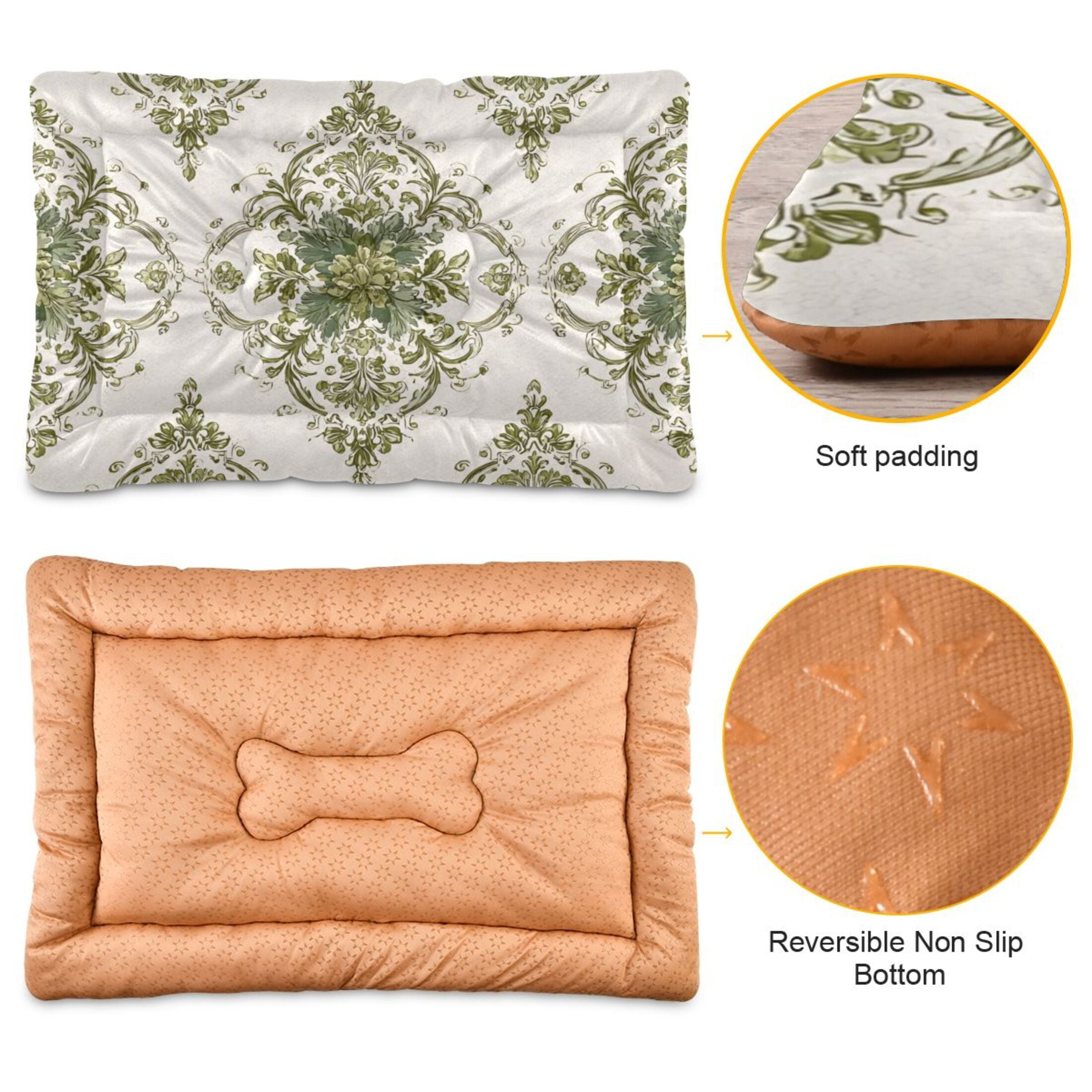 Cozy Mat Pet Bed Indoor Outdoor Warm Soft For Cat Dog Puppy(S/M) Elegant Pattern