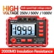 thumbnail image 5 of Speravity ANENG 2000mΩ 1999 cuentas megóhmetro Digital medidor de resistencia de aislamiento portátil probador alimentado por Medidores de medidas dimensionales Rojo, 5 of 6