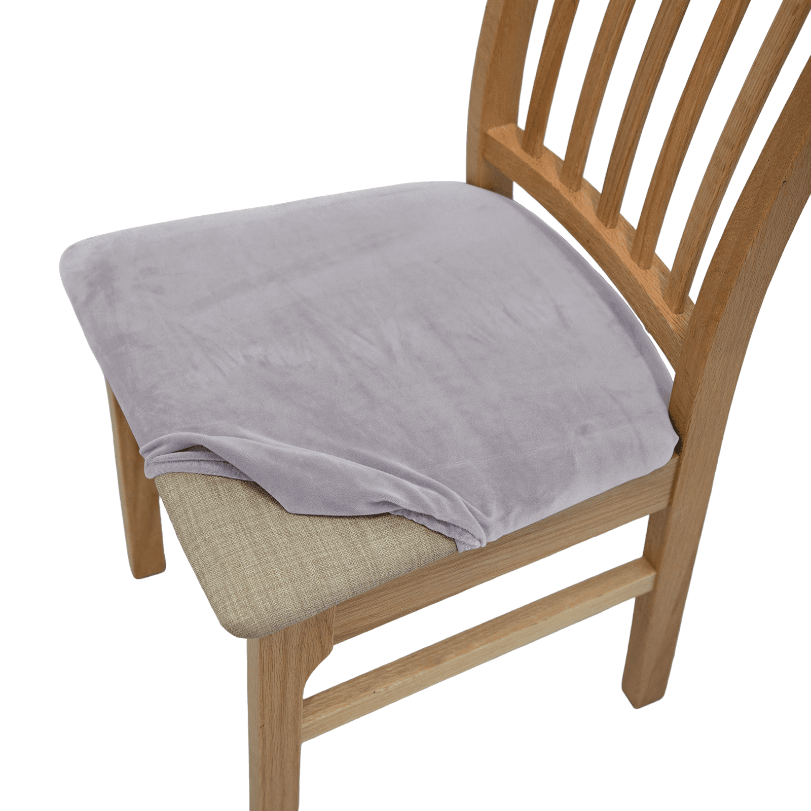 Rosnek Seat Covers for Dining Room Set of 4, Chair Seat Slipcovers