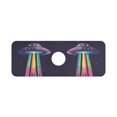 thumbnail image 7 of Yayeee Faucet Mat for Kitchen Sink 14.7" Diatomite Long Splash Guard Pad, Purple UFO, 7 of 7