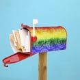 thumbnail image 6 of Yiaed Colorful Tie Dye Print Mailbox Covers, Magnetic Mailbox Cover, Mail Box Covers for Garden Outdoor Decor Box Covers-21x18 in, 6 of 8