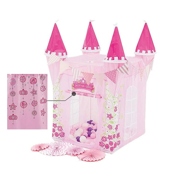 Princess Castle Girls Game Tent, Dream Tent Large Theater, Indoor and Outdoor Pretend Role Playing Game Dream House
