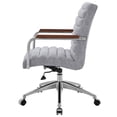 thumbnail image 4 of New Pacific Direct Tobin 23" Fabric Office Chair in Smash Gray/Chrome, 4 of 9