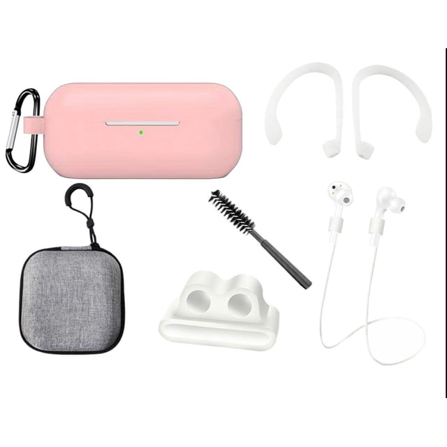 Funda y kit de Accesorios 7 en 1 para Huawei Freebuds 3i rosa Gadget Collection Mx GC-FHF3i