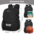 thumbnail image 2 of Mochila de baloncesto LARIPOP con compartimento duradero para zapatos, 2 of 7