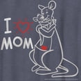 thumbnail image 2 of Boy's Winnie the Pooh Kanga and Roo I Love Mom  Graphic Tee Navy Blue Heather Medium, 2 of 4