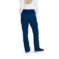 thumbnail image 2 of Grey’s Anatomy by Barco - Women’s Mia Pant, Easy Care Medical Scrub Pants w/ 6 Pockets & Elastic Drawcord Waistband Indigo S, 2 of 6