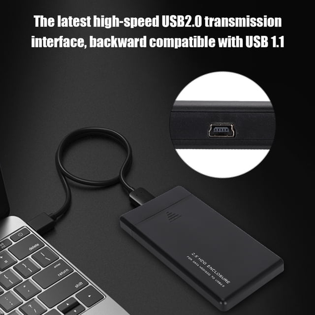 Disco W25A820 2.5 Pulgadas USB2.0 Caja De Disco Duro Móvil