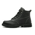 thumbnail image 3 of Tanleewa Leather Steel Toe Shoes for Men Waterproof Work Boots Shoe Size 10, 3 of 7